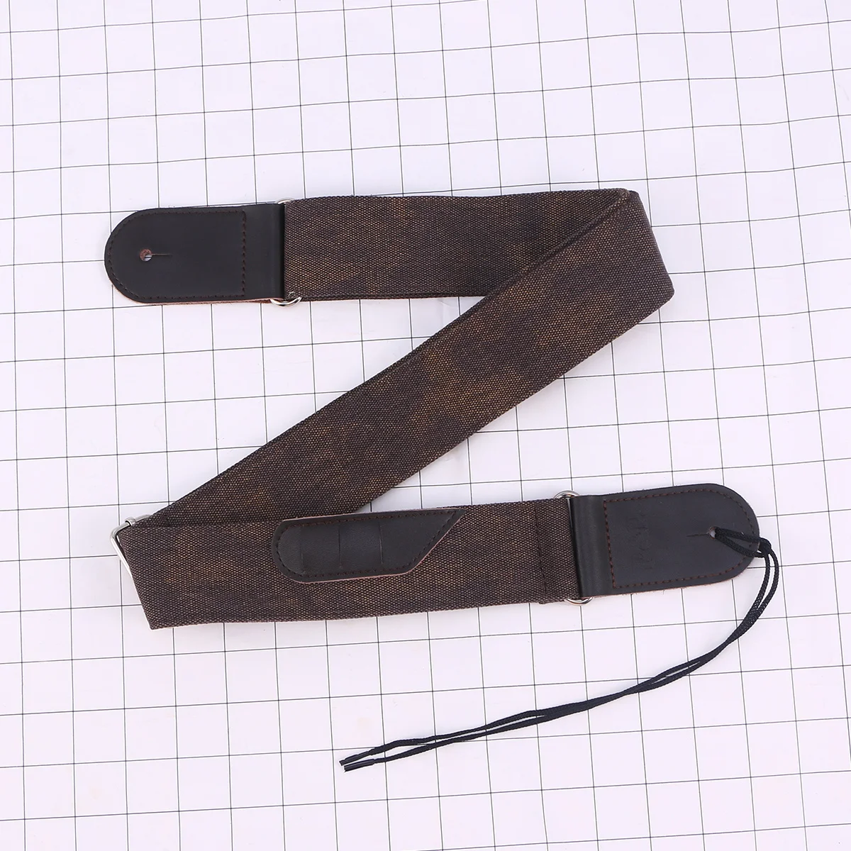 빈티지 카우보이 스타일 기타 스트랩 내구성이 뛰어난 조절 가능한 길이 편안한 착용 방지