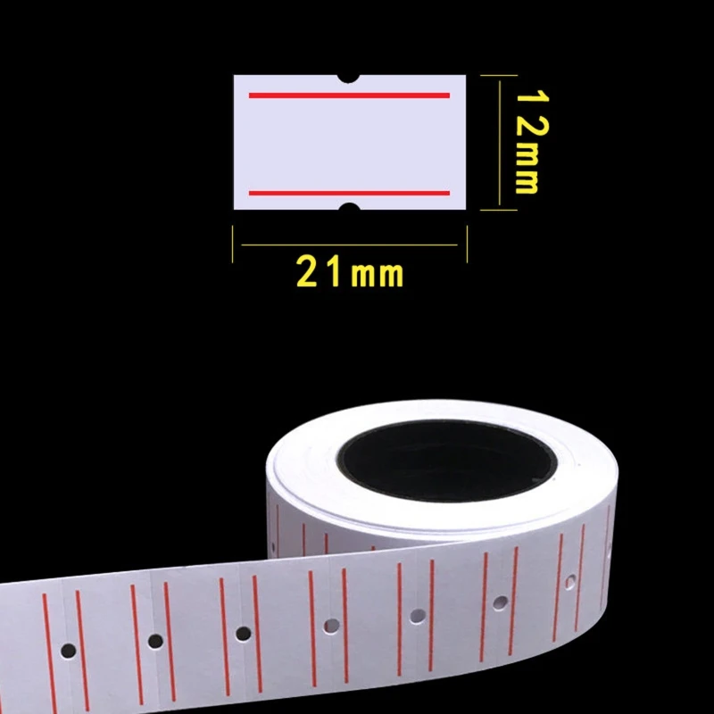 Imagem -06 - Rolos Etiquetas Preço Autoadesivas Etiqueta Papel Fileira Única para Preço E9lb 10