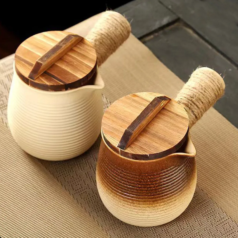 

Universal Wood Tea Kettle Lid Replacement Simple Elegant Design No Burrs Comfortable Handle Teapot Supply Home Essential