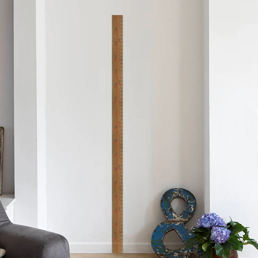 Creative Ruler Growth Chart Wall Sticker For Kids Room Bedroom Home Decor Diy Height Measure Decal Pvc Poster