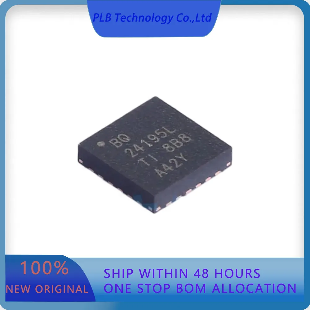 5PCS/LOT BQ24195LRGER BQ24195  3.9V~17V Lithium Battery 1 2.5A VQFN-24-EP(4x4) Battery Management Original Stock