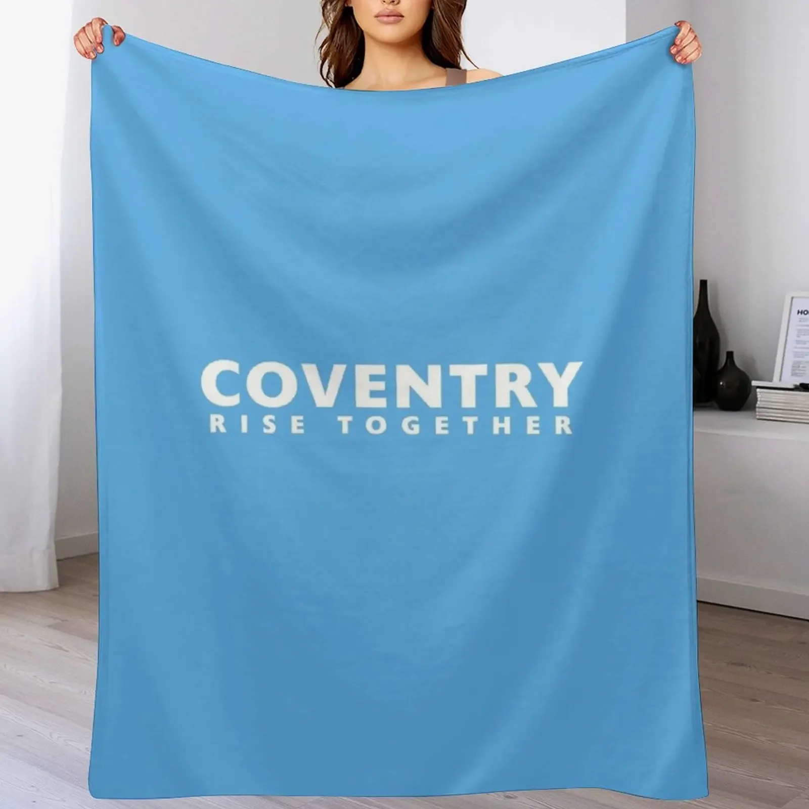 

Rise Together - Coventry Throw Blanket Cozy Light Blanket for Travel Camping Picnic