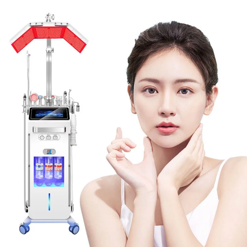 

Fashion New 14 in 1 Oxygen Injection Device Red Light Therapy Multifunctional Hydro Skin Care Facial Machine