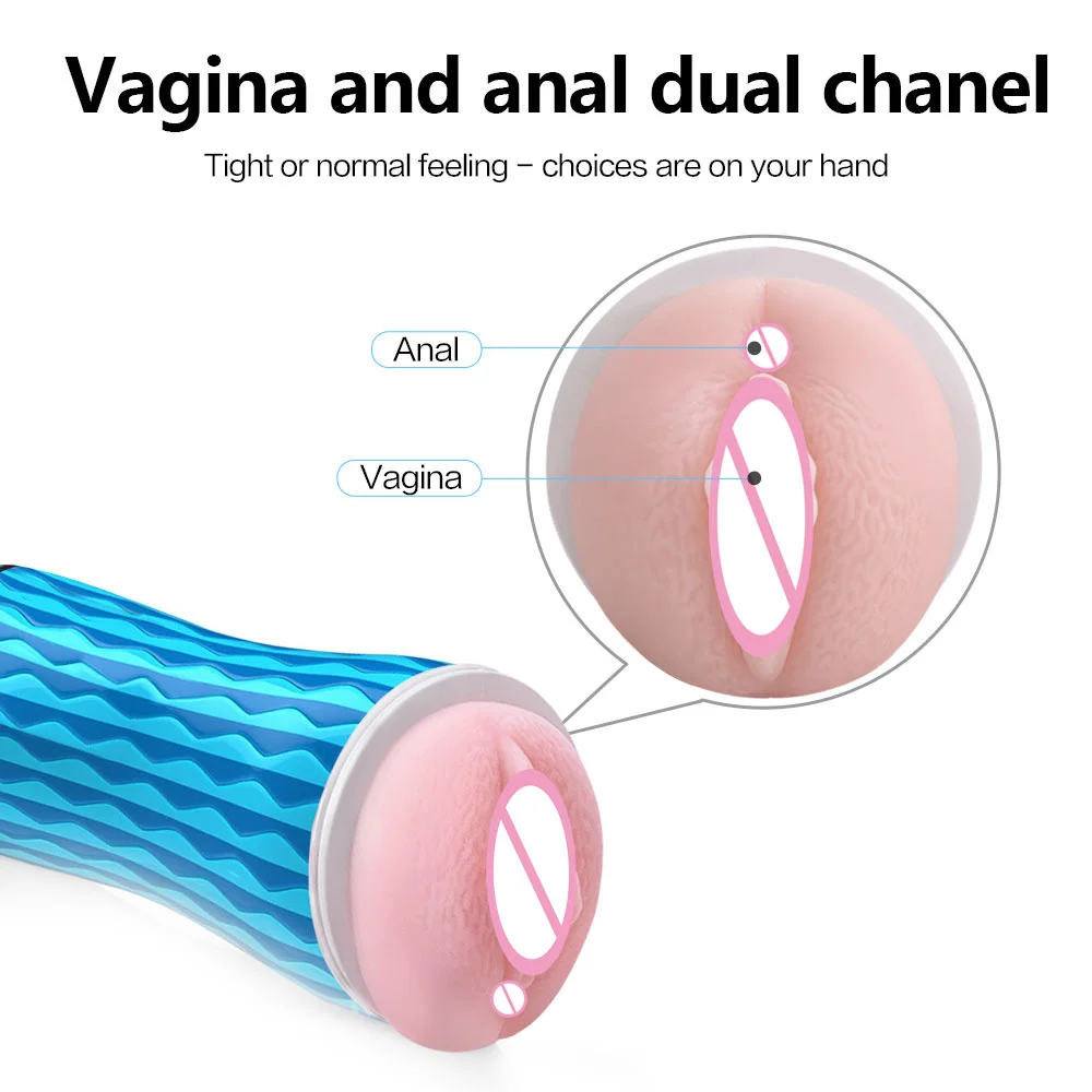 Male Masturbator Cup Realistic Vagina Vacuum Sucking Blowjob Sex Machine Real Pocket Pussy Adult Sex Toys for Men Masturbation