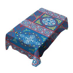 Hayameya Ramadan Festive Ornaments Ethnicity Kareem Mosque Silhouette Colorful Birds And Paisley Tablecloth By Ho Me Lili
