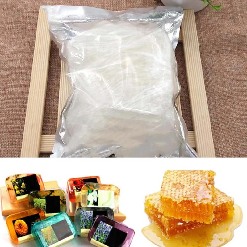 250g DIY Glycerin Soap Base Bag - Organic Vegan Clear Or White Melt Pour Soap for Handmade Bath Foaming Butter view 3