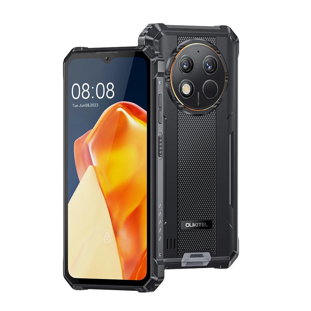 

Oukitel WP28 Rugged smartphone 6.52‘' HD+ 10600mAh 8GB+256GB Android13 48MP Camera cellphone