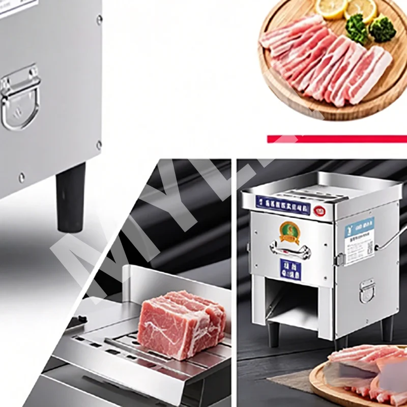 Commercial Electric Slicer Shredded Fast Meat Vegetable Cutter Kitchen Meat Cutting Machine