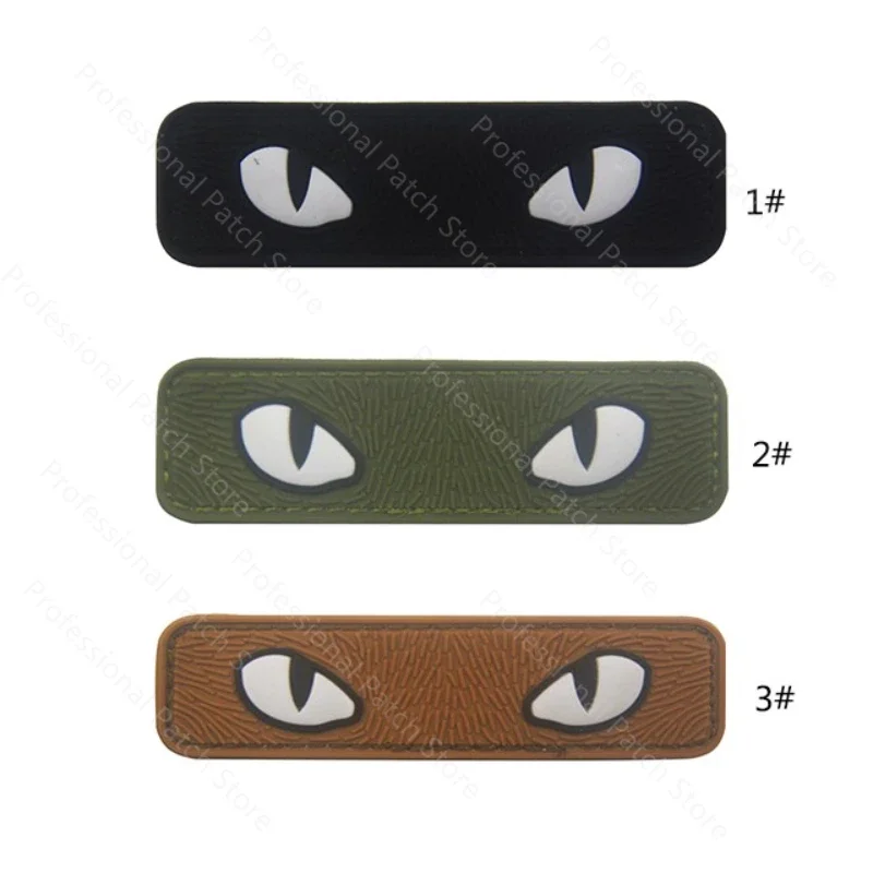 Cat Eye Tactical Patches Eagle eye Military Combat Glow In Dark Badge Patch For Tactical Helmet Bag Clothing military patches