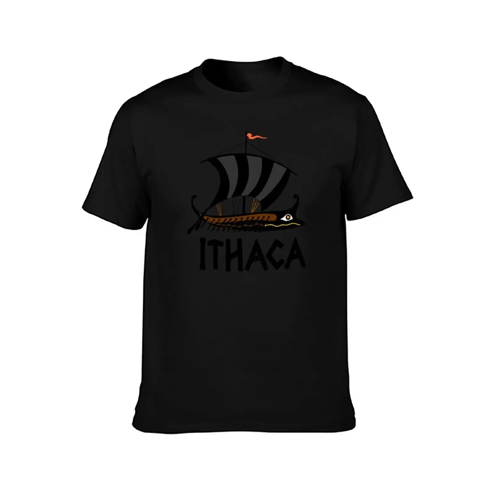 Ithaca Greece T-Shirt cotton graphic tees summer top customizeds for a boy clothing for men