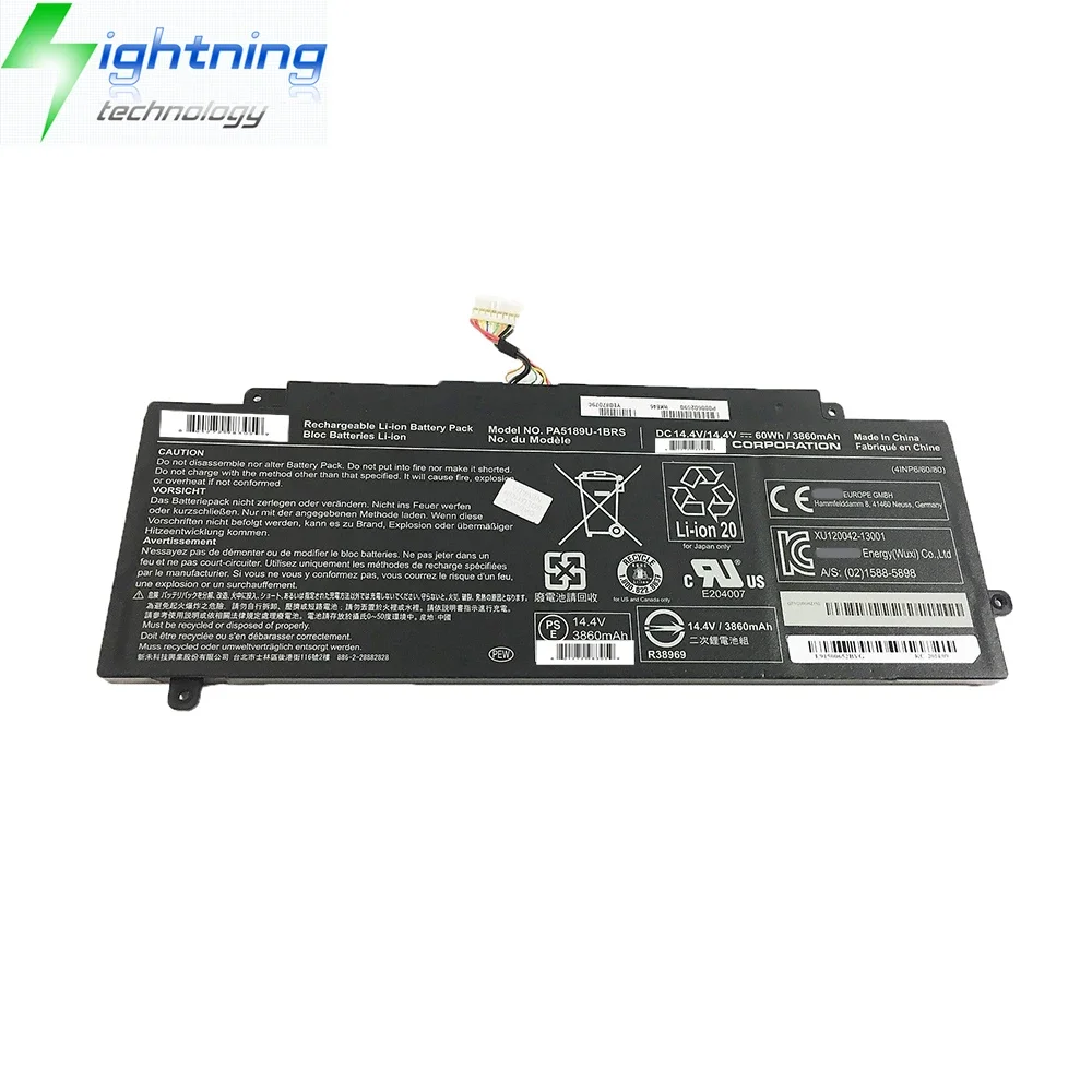 New  Original PA5189U-1BRS 14.4V 60Wh Laptop Battery for Toshiba Satellite P55W P55W-B P55W-B5224