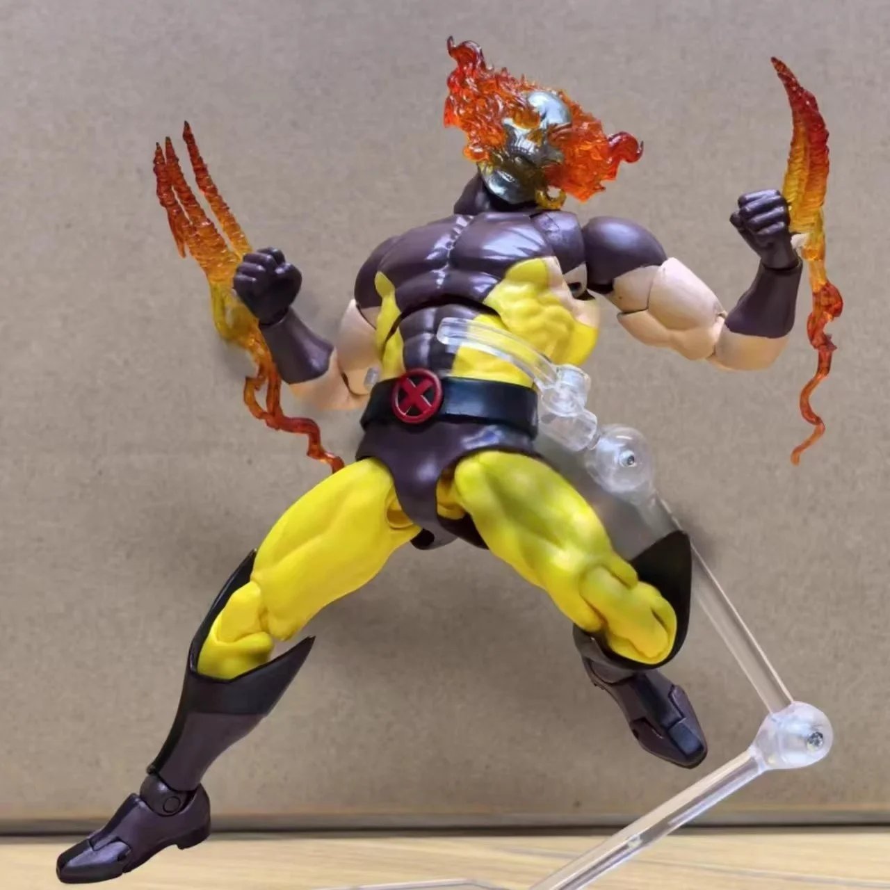 CT Marvel Мстители Ghost Rider Росомаха ПВХ Фигурка Коллекция Статуя Модель Игрушки 16 см
