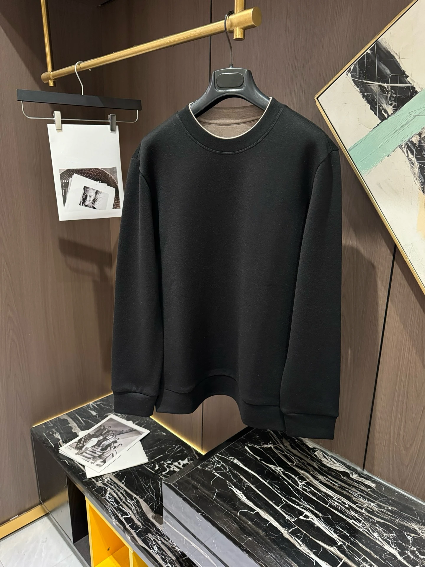 

Мужской повседневный свитшот ntlemanBC с круглым вырезом и длинными рукавами из воздушного хлопка, осенне-зимняя новинка, модная городская одежда