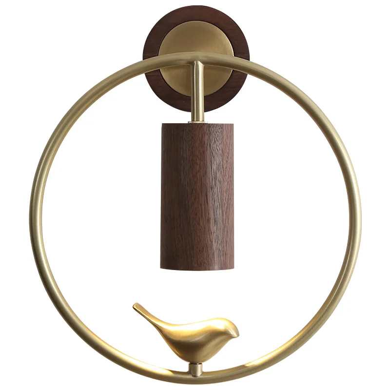 

Retro light luxury brass living room, background wall light, aisle corridor light