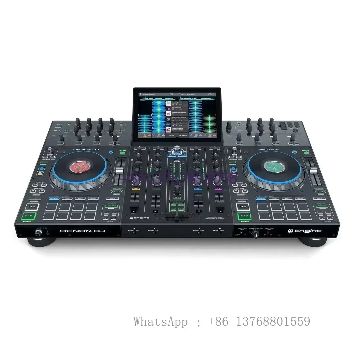 SUMMER SALES With Confidence New 4 4-Deck Standalone DJ Controller System W 10