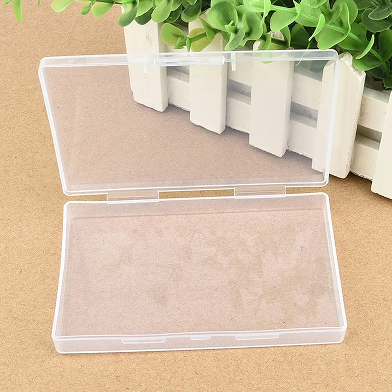 Transparent Jewelry Organizer Sample Box Small Tool Storage Box Nail Enhancement Tool Box Mobile Phone Repair Case Plastic Box