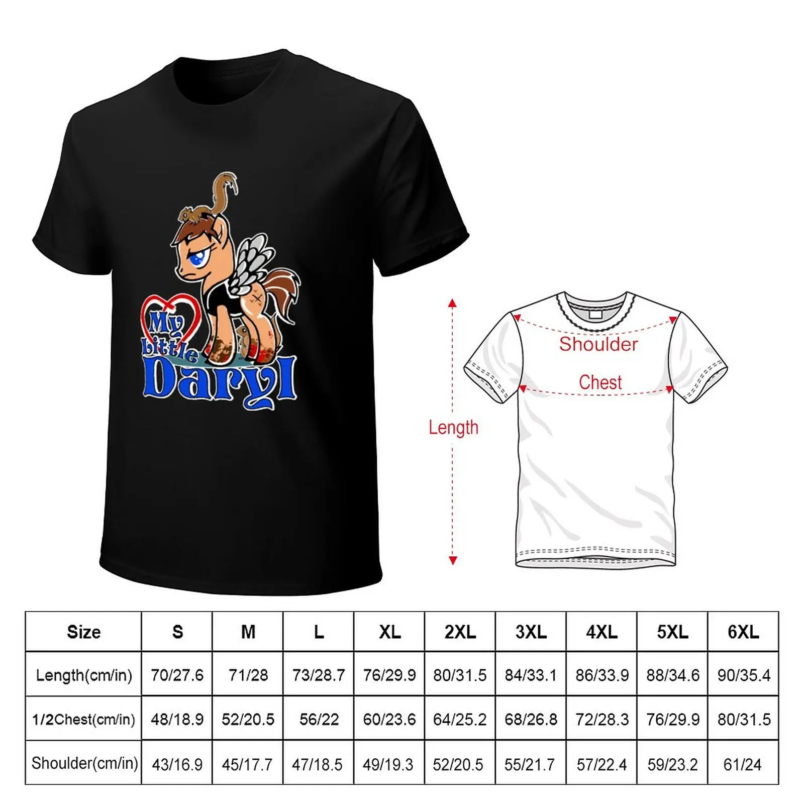 My Little Daryl Pony T-Shirt quick drying shirt summer top plain t-shirt men workout shirt