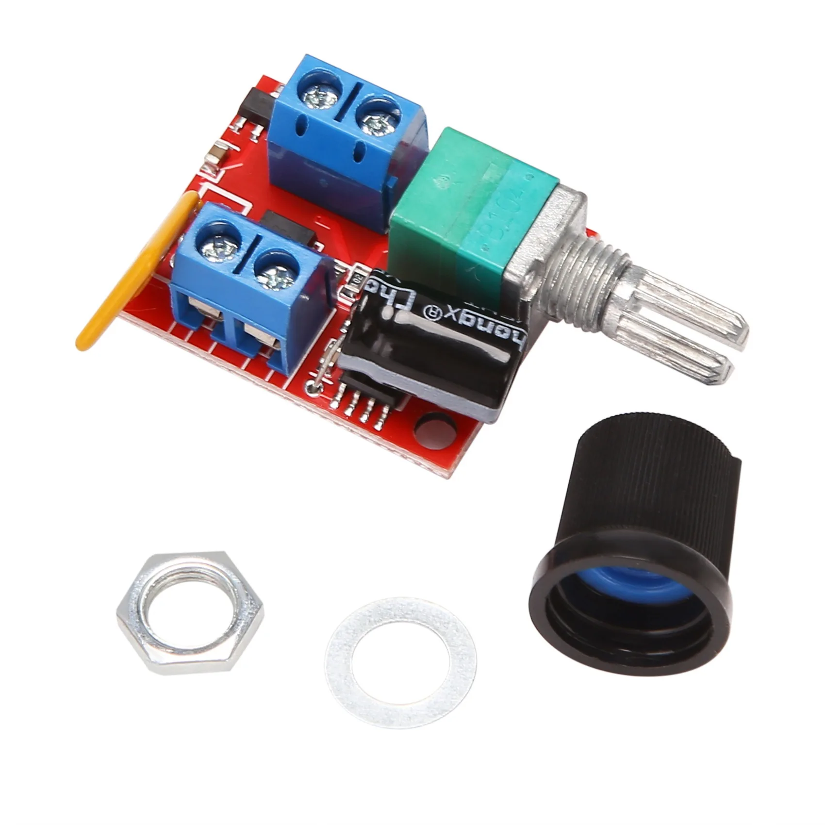 Mini contrôleur de vitesse de moteur à courant continu PWM, variateur LED, interrupteur de contrôle de vitesse, 3V, 6V, 12V, 24V, 35VDC, 90W, 5A