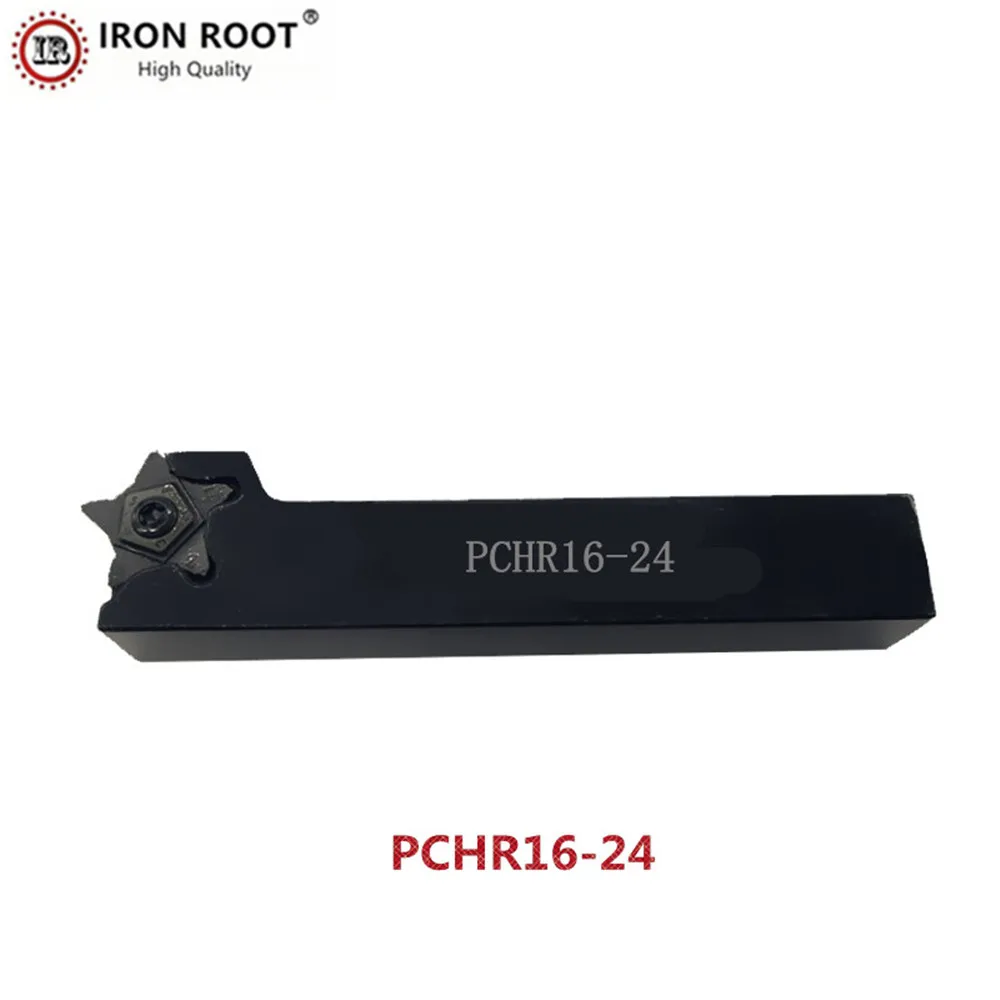 External Turning Tool Holder PCHR12-24,PCHR16-24,PCHR20-24,PCHR25-24 Lathe Tool External Grooving Cutting Boring Bar Toolholder