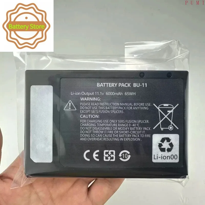 New BU-16 BU-11 6000mAh/6400mAh/6800mAh Battery For Sumitomo BU-16 BU-11 Optical Fiber Fusion Welding Machine Battery