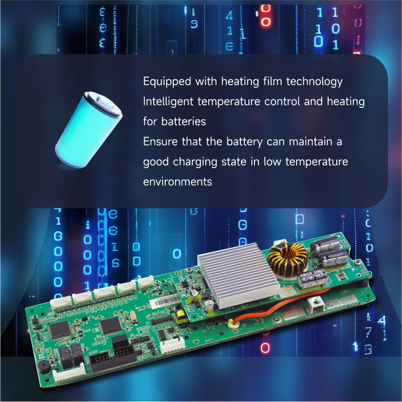 PACEex BMS 48V 16S 50A LiFePo4 Li-Ion Akumulator Domowy Panel Zabezpieczający Baterię Litową 1A z Alarmem Szczytowym
