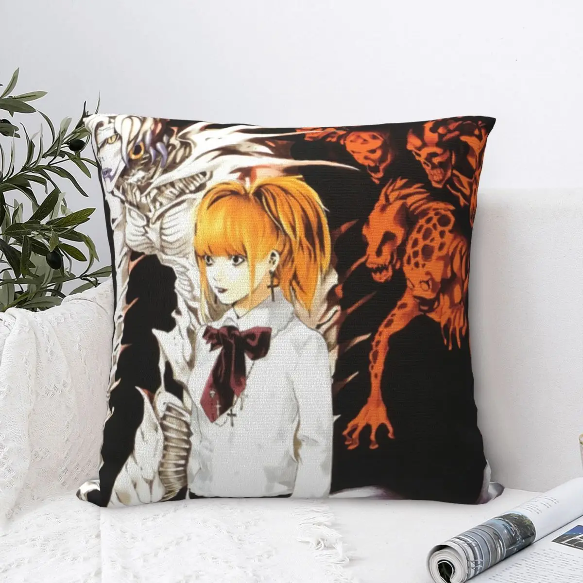 Girl And Dead Pillow Case Anime Death Note Japan Manga Cushion Covers Funny Decor Pillowcover for Living Room 18