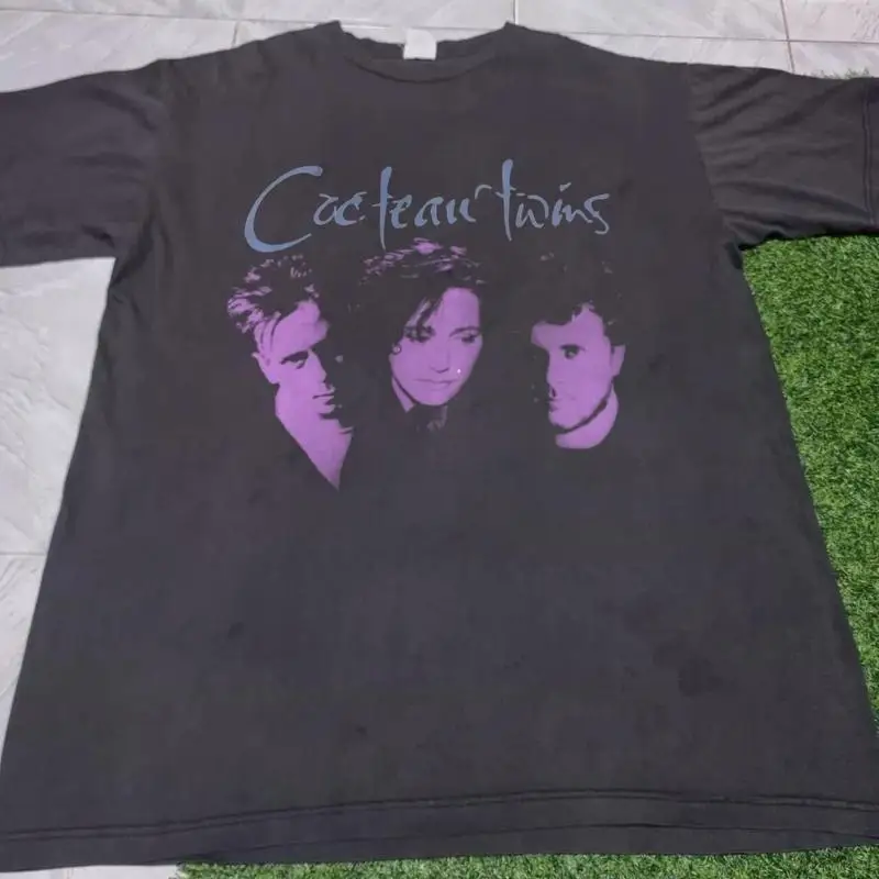 

Vintage Style Cocteau Twins Rock Band Short Sleeve Shirt All Size