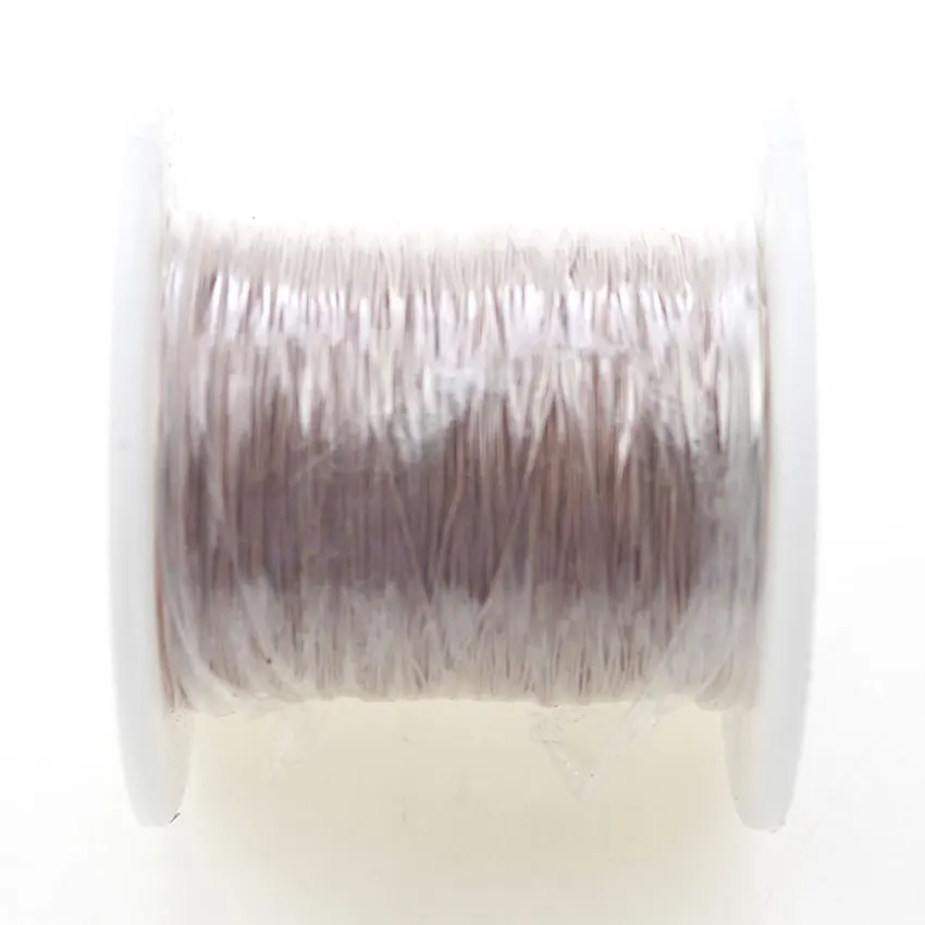 Cltgxdd 100m/lot 0.07*5 Strands Litz Wire Multi-strand Polyurethane Enameled Copper Wire Polyester Silk Envelope Yarn