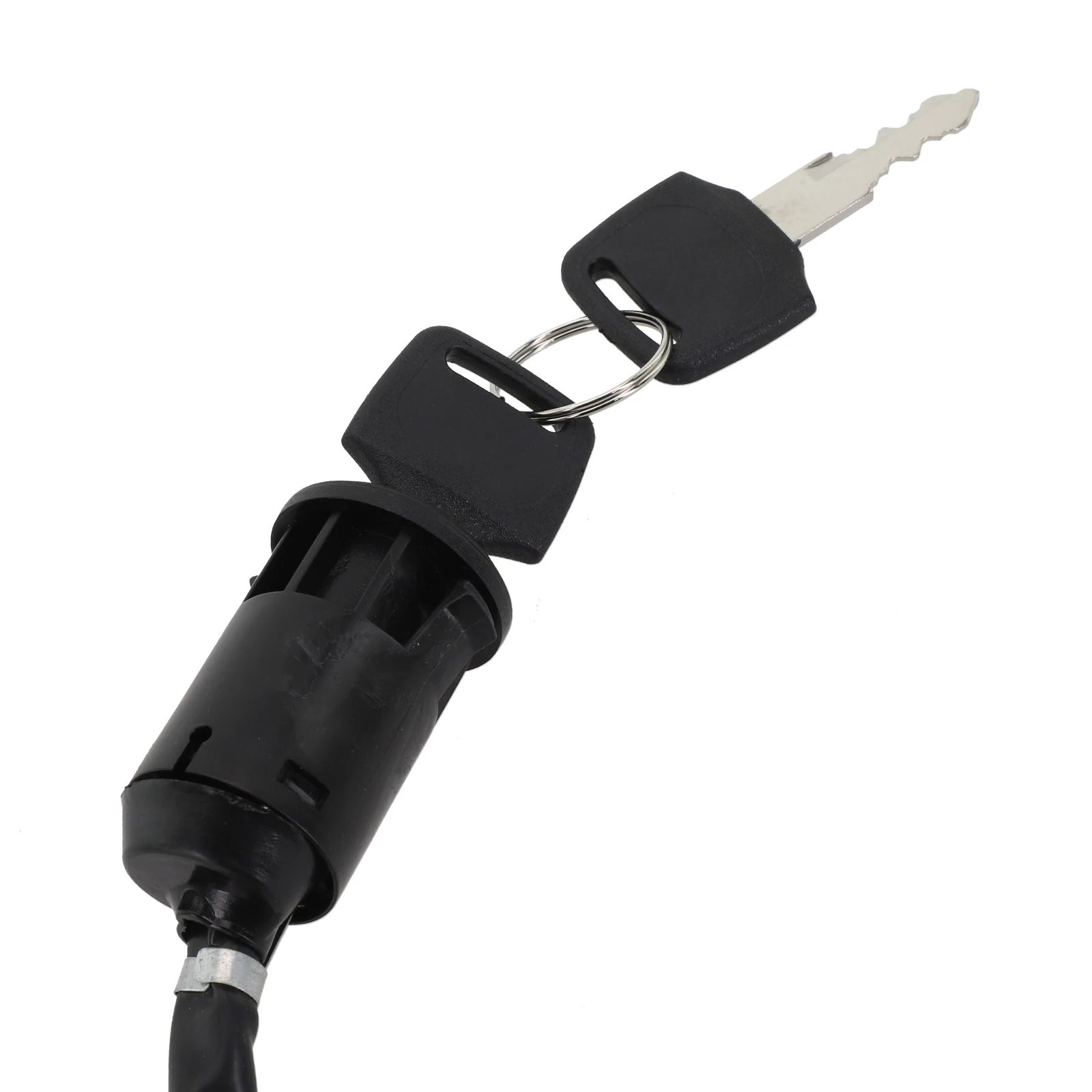 

Black Ignition Switch 4 Pin Switch Anti-corrosion Material Direct Installation Latch Position Non-deformation Design