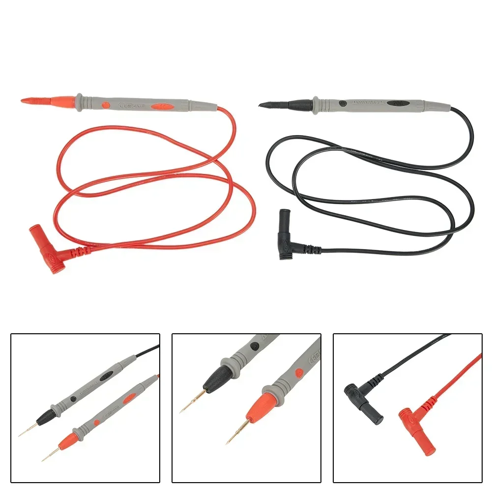 1000V 20A  Digital Multimeter Probe Test Leads Needle Pin Wire Pen Cable Kit Current Voltmeter For Cable Multimeter Tester Wire