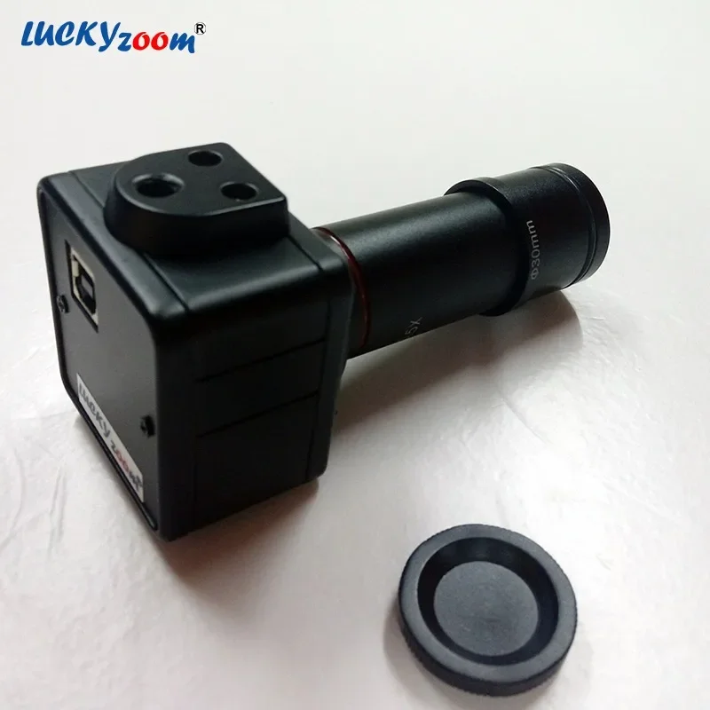 5MP USB Cmos Camera Electronic Digital Eyepiece Microscope Camera 0.5X C-mount Len Adapter For Binocular Trinocular Microscopio