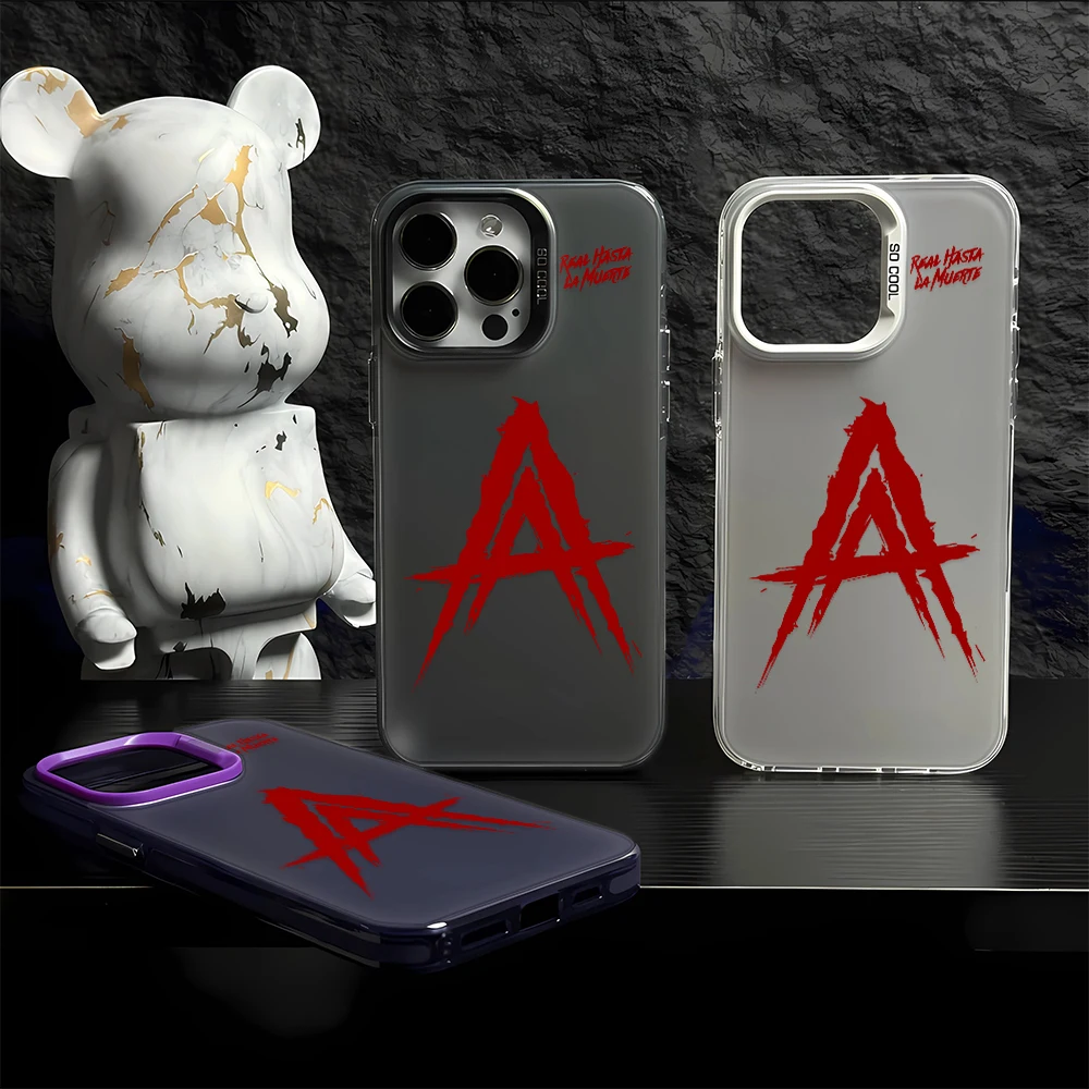 

Anuel AA rapper Hot Plating Shockproof Back Bumper Phone Case for iPhone 16 15 14 13 12 11 Pro Max 16E 16 15 14 Plus Case