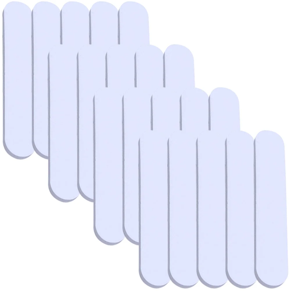 

50 Pcs Hat Sweat Sponge Collar Absorption Pad Self Adhesive Protector Sticky Daily Use Liner White Man