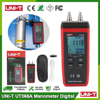 UNI-T UT366A Manometer Digital Surface Pressure Difference Measurement Wind Speed Air Pressure Differential Pressure Gauge Meter