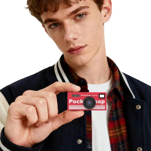 Imagen 2 del producto Videocámara Pequeña 1080P, Grabadora de Video, Compatible con Tarjeta de Memoria (Sin Tarjeta TF), Cámara Digital con Llavero de 0.96 Pulgadas para Niños, Estudiantes, Regalos