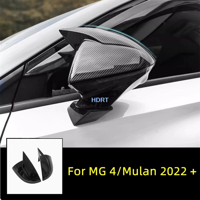 

For MG 4/Mulan 2022 + Car Styling Rear View Mirror Cover Reverse Mirror Frame Protector Decoration Accessories Exterior Sticker