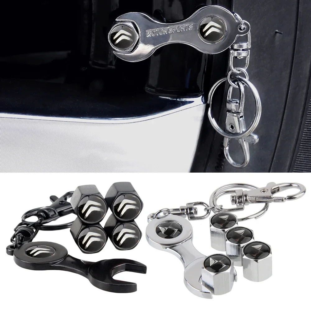 

Прочный автомобильный колпачок для колес с гаечным ключом, колпачки для штока клапана для Citroen DS C3 C4 C2 C1 C5 Saxo Berlingo DS3 DS4 Xsara Elysee Jumpy