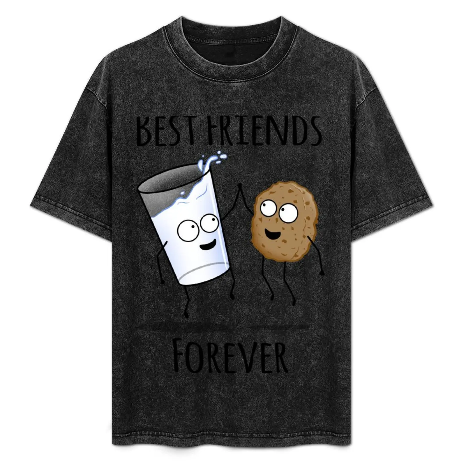 

Milk and Cookie BFF T-Shirt blacks customizeds anime anime tshirt Men's t shirts