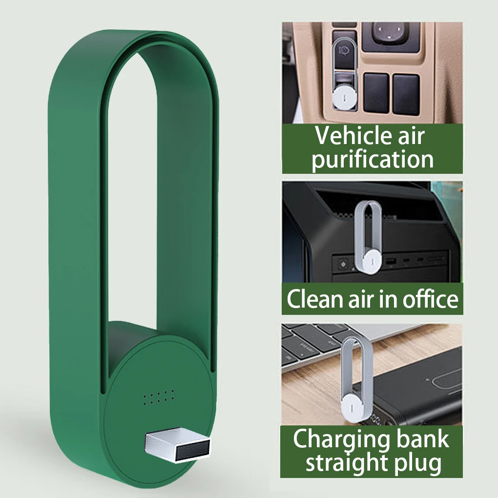 USB Luftreiniger Auto Lufterfrischer Bad Negative Ionen Tragbare Staub Geruch Entferner Werkzeug Niedrigen Noise Ionisator Haushalt Appliance