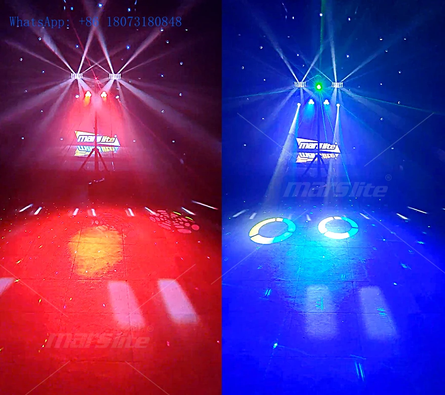 Tragbare DJ Set Party Disco Beleuchtung DJ Ausrüstung Gig Led Bar Pro Move System Luces Discoteca Bühne DJ Lichter mit Ständer
