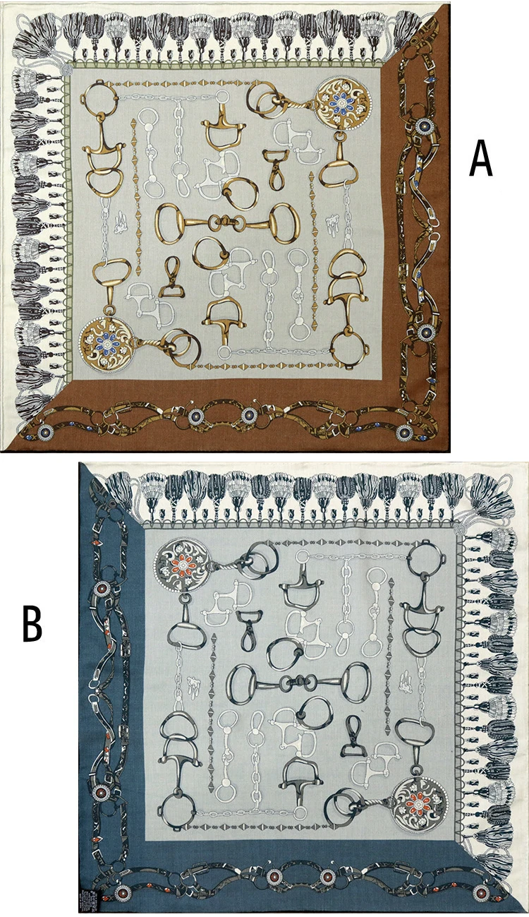 

Двусторонний шарф 65 см с принтом, квадратный, с подвернутыми краями, зимние шали, платки для волос, аксессуары для сумок, подарок на День святого Валентина