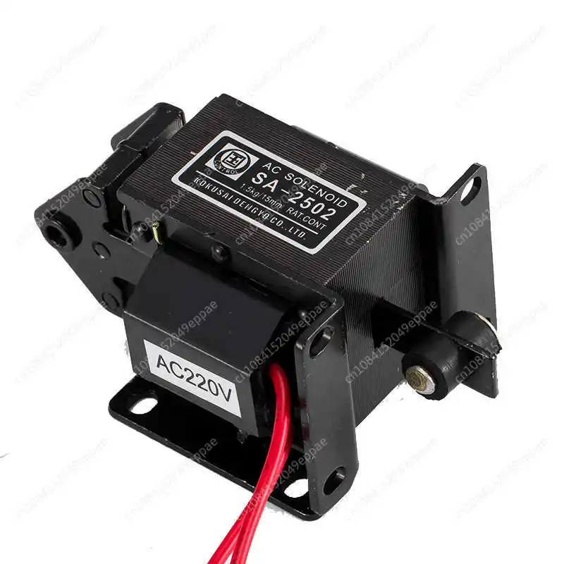 SA-2602 220V 110V Stroke 15mm AC Tractive Solenoid Electromagnet 2KG 20N Force