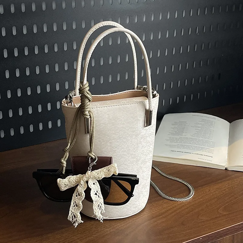 

Trendy Bucket Bag | Crossbody & Handheld Chain Purse | Gift for Women