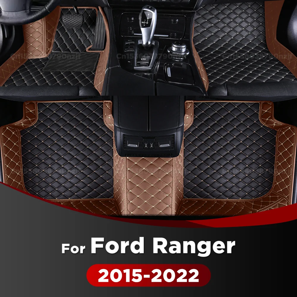 

Для Ford Ranger 2015-2022 16 17 18 19 20 21 автомобильные коврики на заказ, автомобильные подушечки для ног, автомобильный ковер, аксессуары для интерьера
