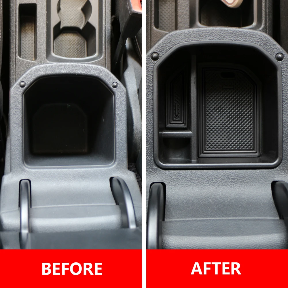 مسند ذراع السيارة صندوق تخزين صينية لشركة فولكس فاجن T-Roc Troc 2017 2018 2019 2020 2021 2022 2023 وحدة التحكم المنظم حاوية الملحقات