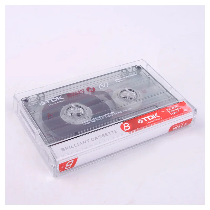 1pcs Standard Cassette Blank Tape Player Empty 60 Minutes Magnetic Audio Tape Recording For Speech Music Recording high qulity