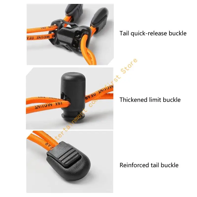 Handheld Gear Sleeve for Training and Camping, Radio Mount with Retention Rope and Open Reach Trail Use and Aid 55KD