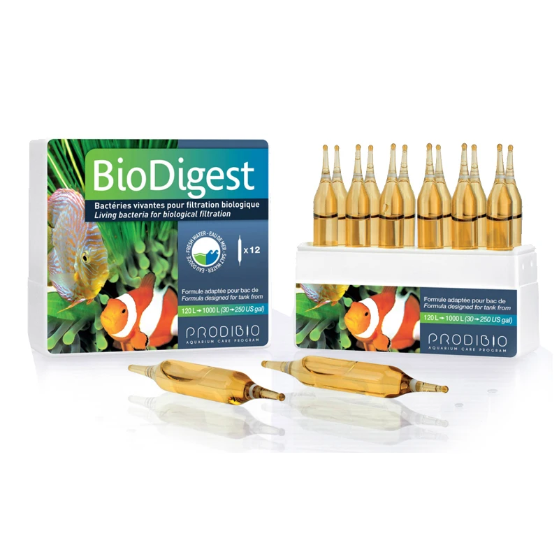 BioDigest Fish Reef Tank PRODIBIO Aquarium Care Bacterial Solution Fresh And Marine Water Aquario Booster marinho chihiros