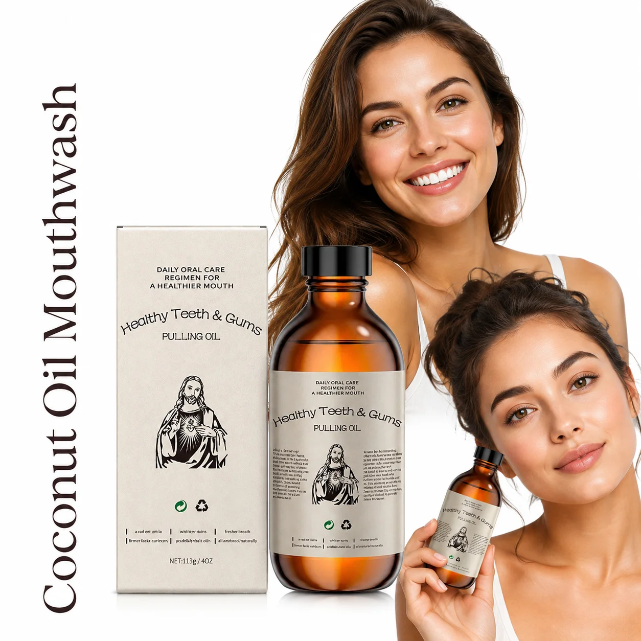 Coconut Oil Pull - Hindistan Cevizi Yağı Ağız Çalkalama Suyu