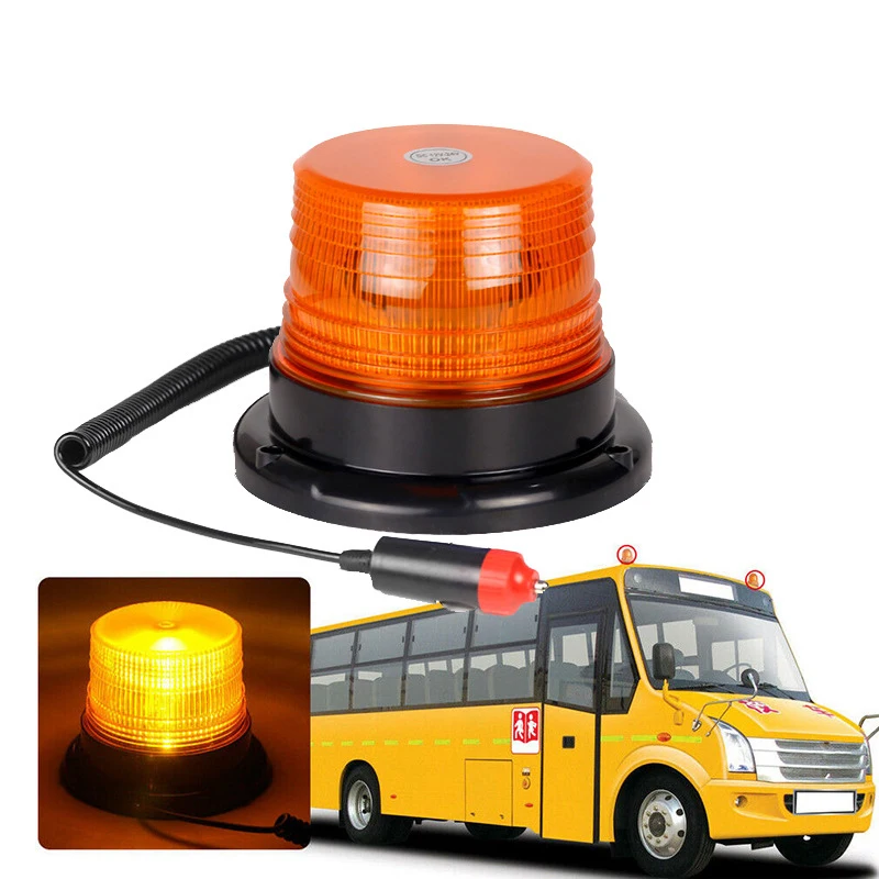 Lampe Stroboscopique Voiture – Feux Rotatifs D'urgence, Balise Flash Pour Véhicule